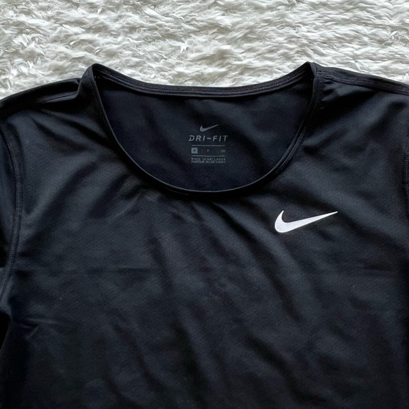 Nike Dri-Fit Crew Neck T-Shirt Black Sz S - Picture 3 of 4